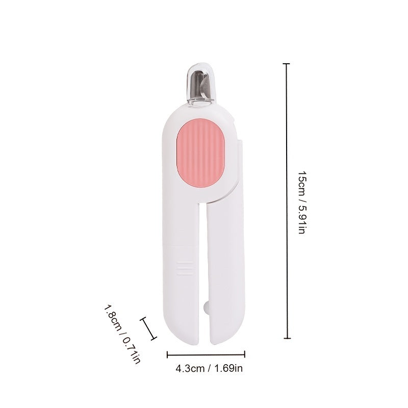 Honden- en kattennagelknippers met LED-lamp, ergonomisch ontwerp voor veilig en moeiteloos knippen.