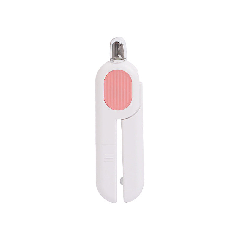 Honden- en kattennagelknippers met LED-licht en cirkelvormige snijkant, ideaal voor veilig en eenvoudig trimmen.
