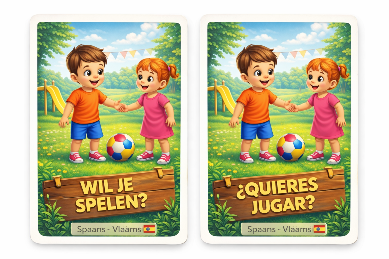 Pdf Speelplaats & Schoolzinnen Memory Game - PrintnPaws