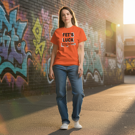 FET'S LUCK T-shirt – Virale Mind Trick | Grappig Optical Illusion Shirt - PrintnPaws